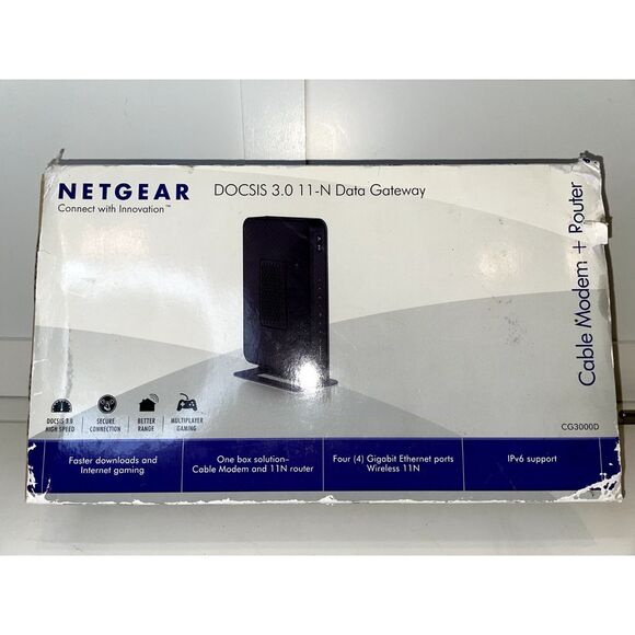 Netgear CG3000BD Wireless‎ Cable Data Gateway Dual-Band AC1900 DOCSIS 3.0 256MB - Picture 1 of 4